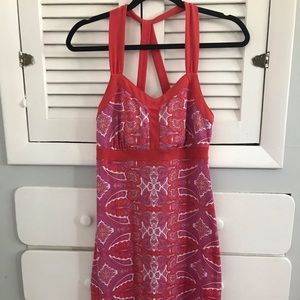 Pink Print Sporty Dress